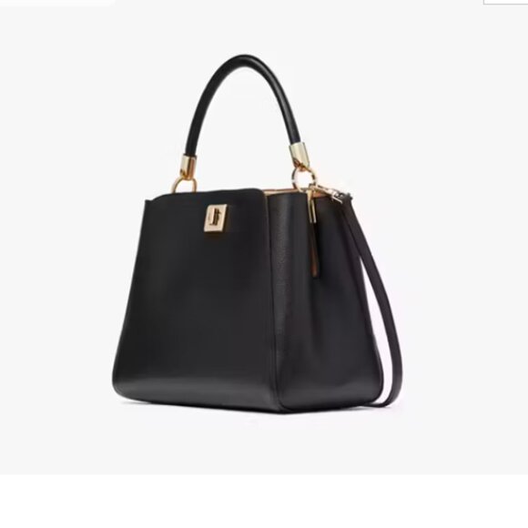 KATE SPADE Phoebe Medium Top Handle Purse (Black) - New / Never Opened - Picture 3 of 12
